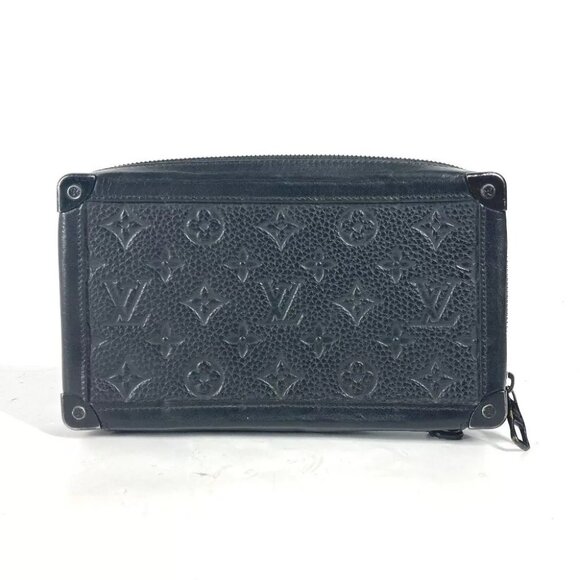 LOUIS VUITTON M68986 Monogram Soft Trunk Clutch Bag Long Wallet Pouch Clutch bag - Picture 2 of 14